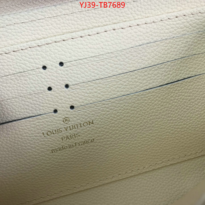 LV Bags(4A)-Wallet 7 star ID: TB7689 $: 39USD,