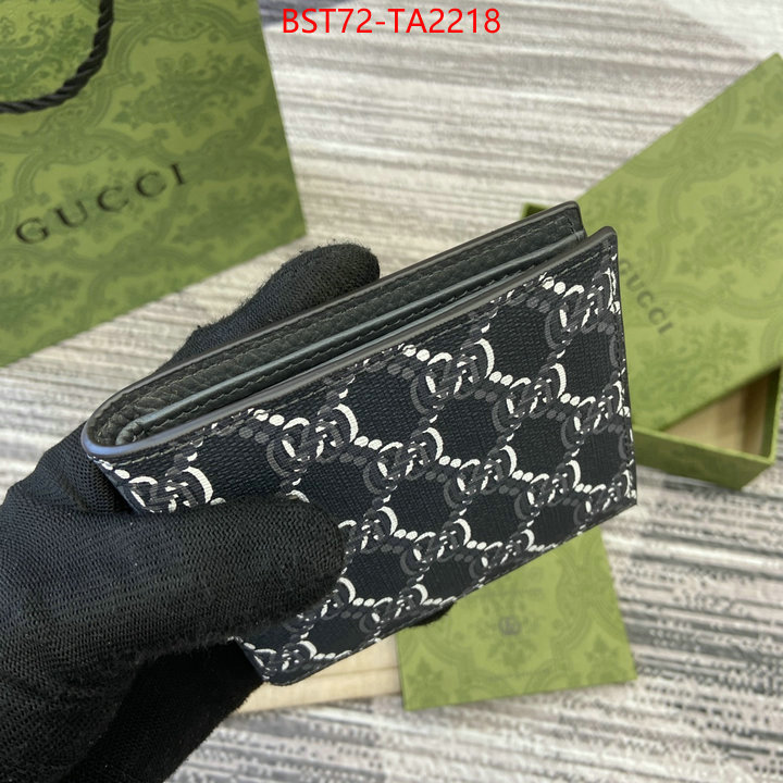 Gucci Bags(TOP)-Wallet- best quality designer ID: TA2218 $: 72USD,