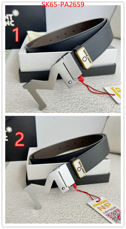 Belts-Montblanc high quality customize ID: PA2659 $: 65USD