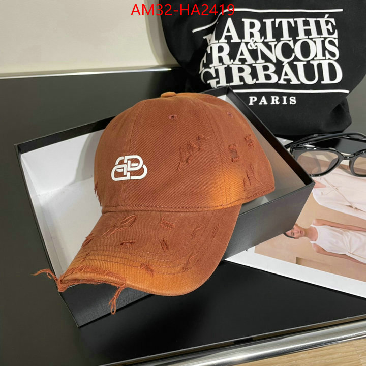 Cap(Hat)-Balenciaga buy best quality replica ID: HA2419 $: 32USD