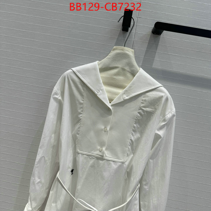 Clothing-Dior fake aaaaa ID: CB7232 $: 129USD