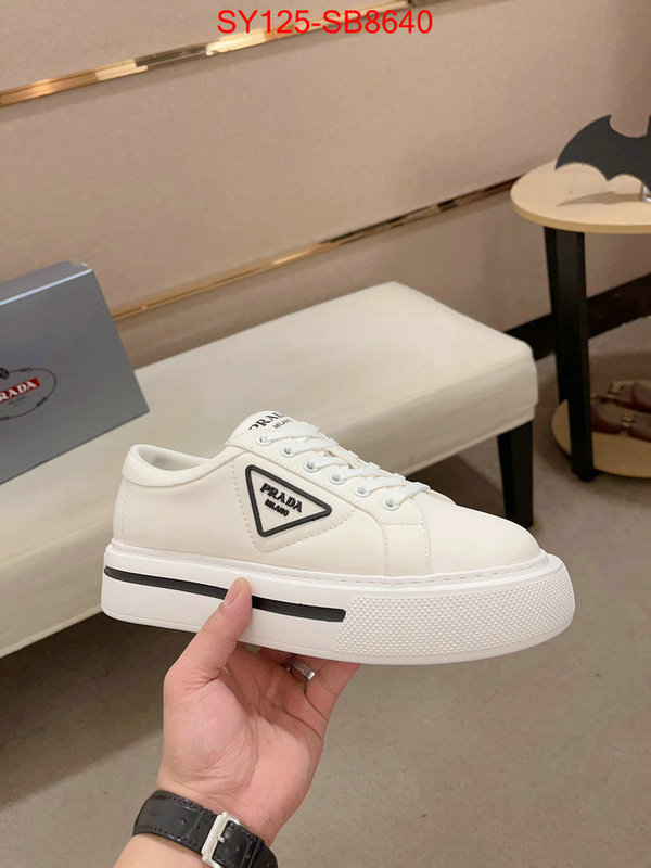 Men shoes-Prada best replica 1:1 ID: SB8640 $: 125USD