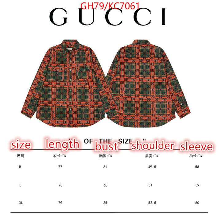 Clothing-Gucci cheap ID: KC7061 $: 79USD