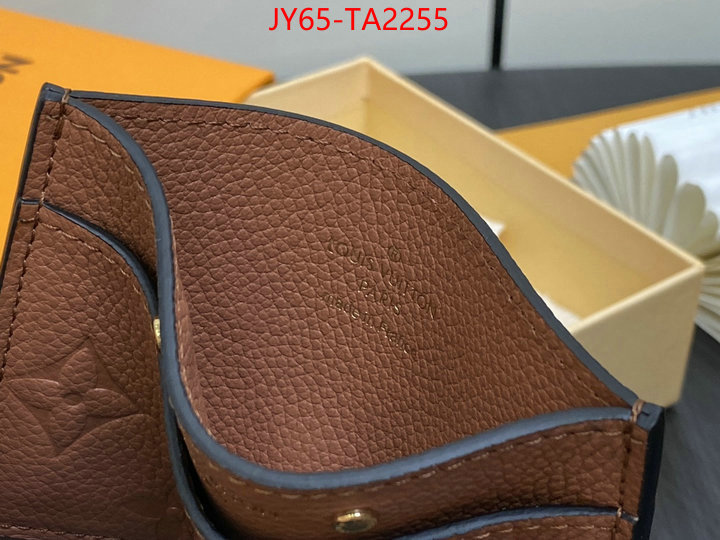 LV Bags(TOP)-Wallet high quality 1:1 replica ID: TA2255 $: 65USD,