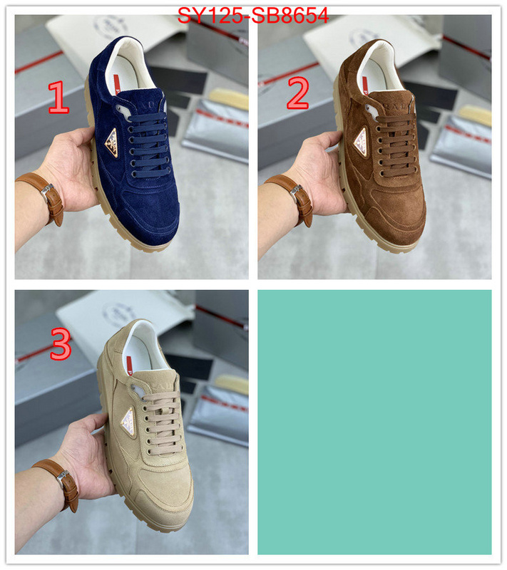 Men shoes-Prada high quality online ID: SB8654 $: 125USD