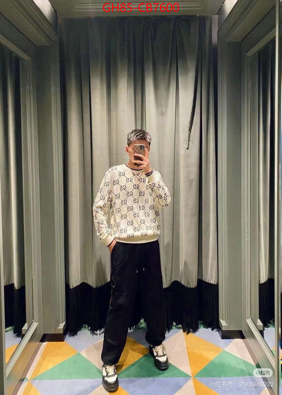 Clothing-Gucci where should i buy to receive ID: CB7600 $: 85USD