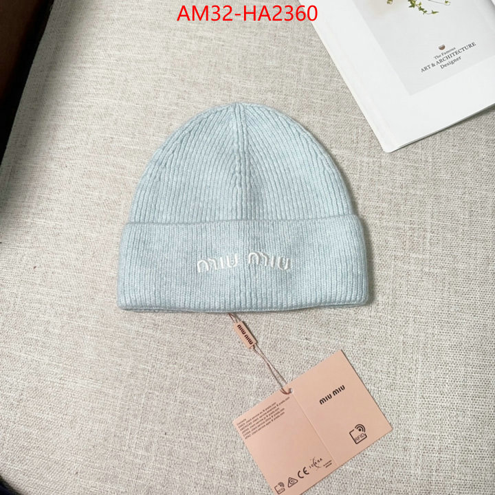 Cap(Hat)-Miu Miu replica 2024 perfect luxury ID: HA2360 $: 32USD