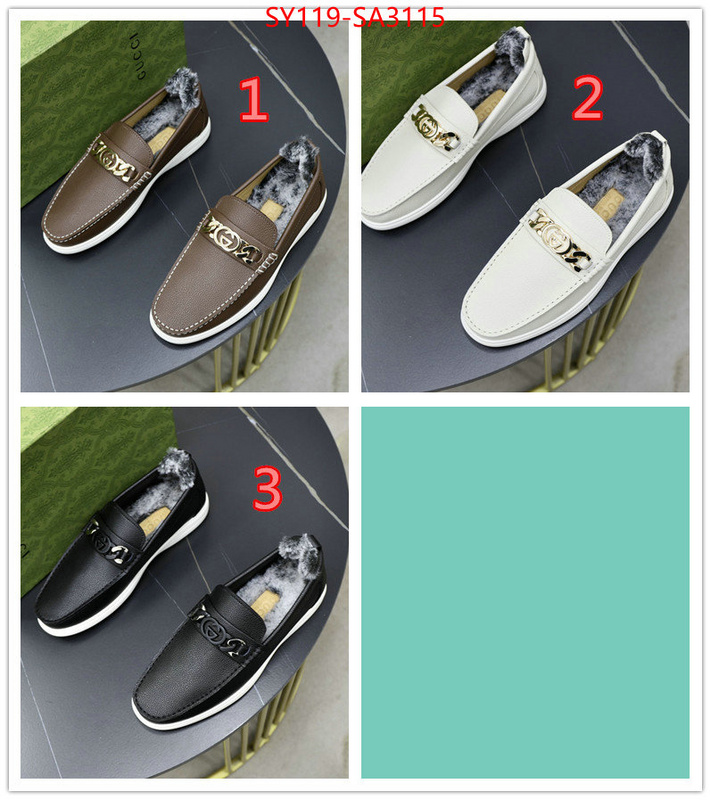 Men Shoes-Gucci 2024 replica wholesale cheap sales online ID: SA3115 $: 119USD