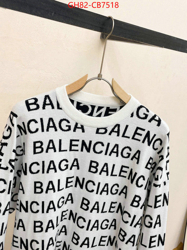 Clothing-Balenciaga best wholesale replica ID: CB7518 $: 82USD