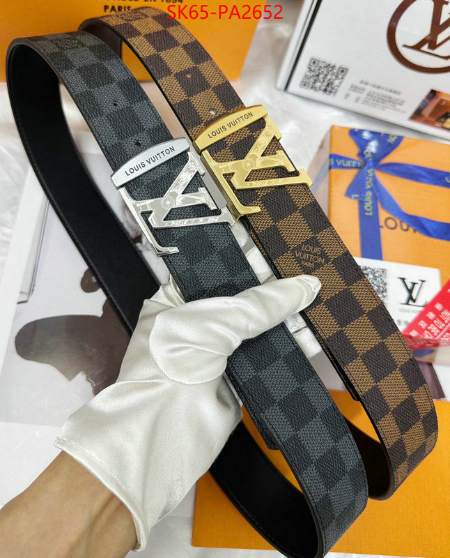 Belts-LV high quality happy copy ID: PA2652 $: 65USD