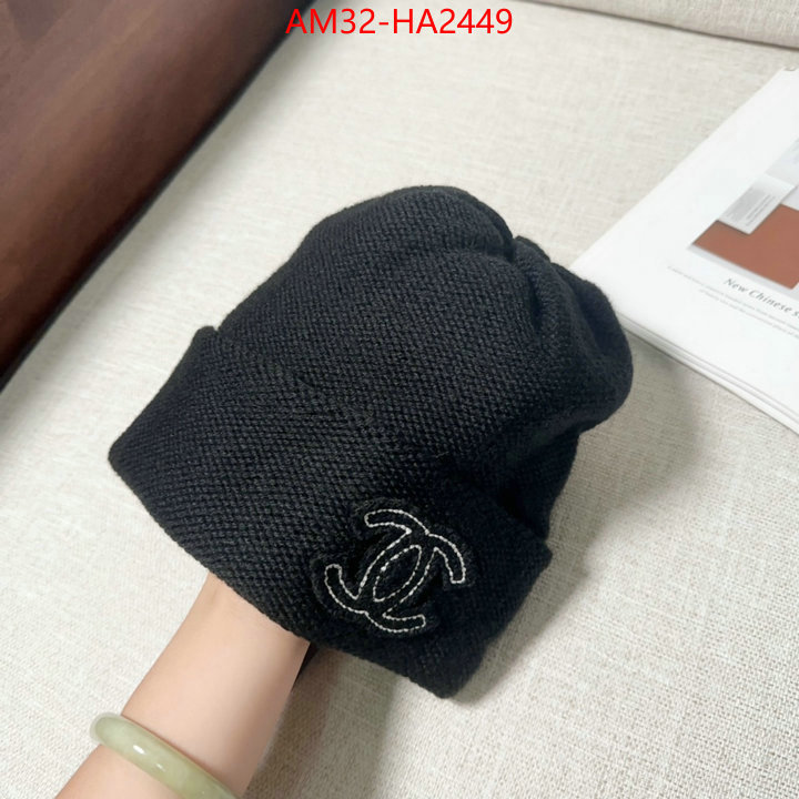 Cap (Hat)-Chanel luxury fashion replica designers ID: HA2449 $: 32USD