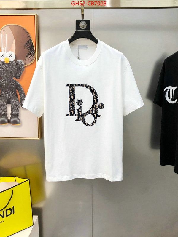 Clothing-Dior top brands like ID: CB7028 $: 52USD