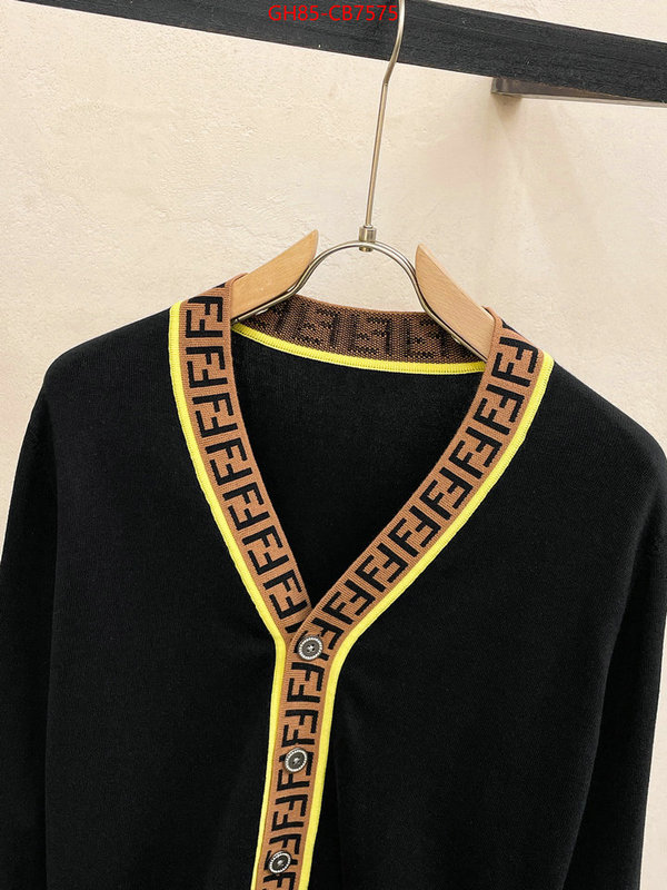 Clothing-Fendi replica designer ID: CB7575 $: 85USD