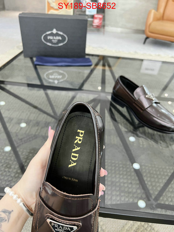 Men shoes-Prada high quality replica designer ID: SB8652 $: 189USD