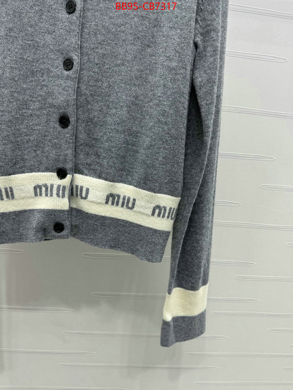 Clothing-MIU MIU high quality ID: CB7317 $: 95USD