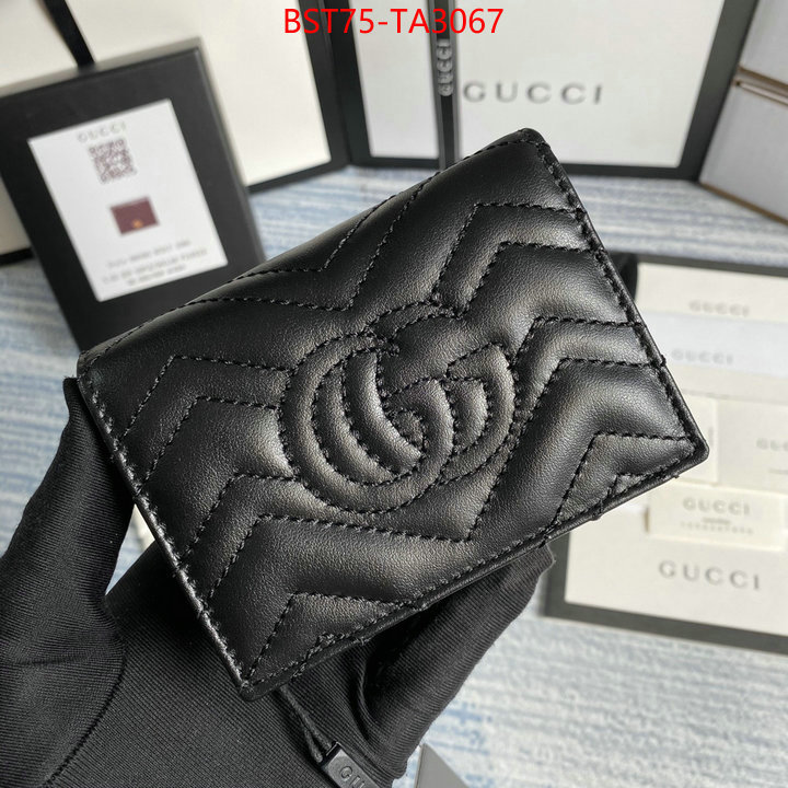 Gucci Bags(4A)-Wallet- the best affordable ID: TA3067 $: 75USD,