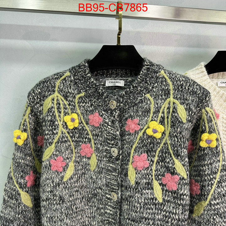 Clothing-Chanel top grade ID: CB7865 $: 95USD