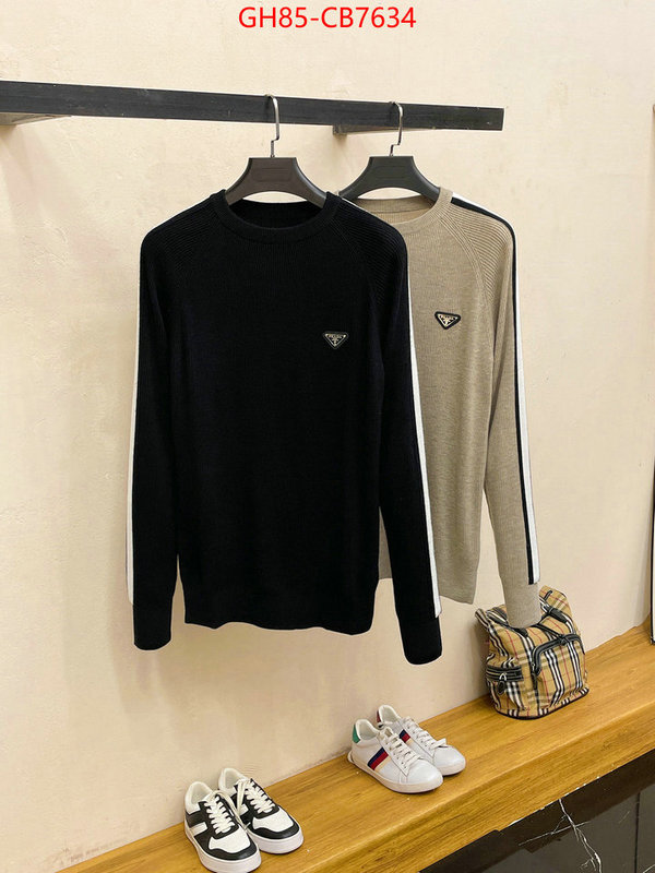 Clothing-Prada replica wholesale ID: CB7634 $: 85USD