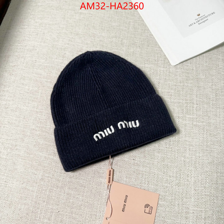 Cap(Hat)-Miu Miu replica 2024 perfect luxury ID: HA2360 $: 32USD