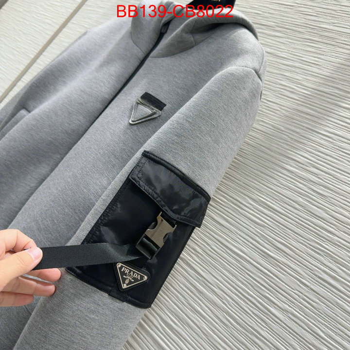 Clothing-Prada where can you buy a replica ID: CB8022 $: 139USD