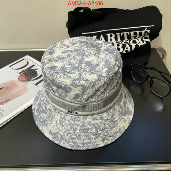 Cap (Hat)-Dior 1:1 replica wholesale ID: HA2486 $: 32USD