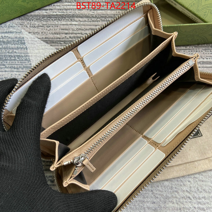 Gucci Bags(TOP)-Wallet- how to buy replica shop ID: TA2214 $: 89USD,