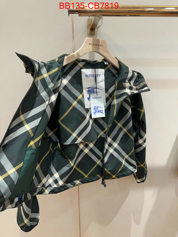 Clothing-Burberry replica us ID: CB7819 $: 135USD