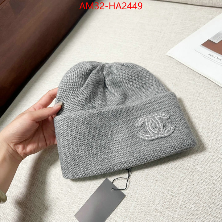 Cap (Hat)-Chanel luxury fashion replica designers ID: HA2449 $: 32USD