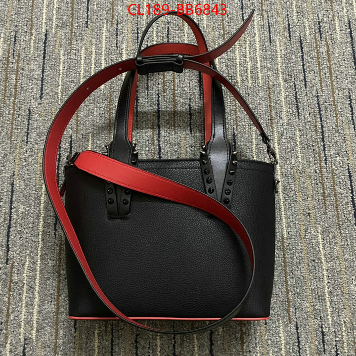 Christian Louboutin Bags(TOP)-Handbag- same as original ID: BB6843 $: 189USD,