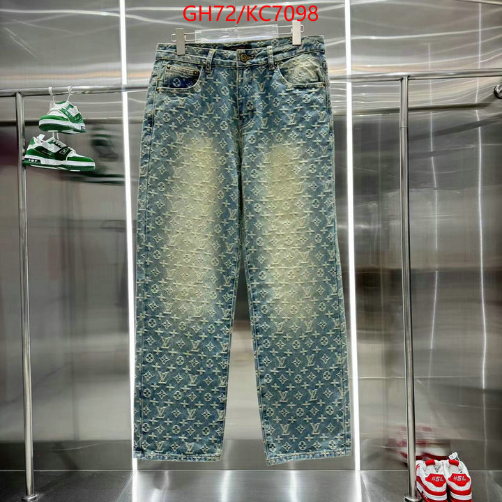 Clothing-LV designer 1:1 replica ID: KC7098 $: 72USD