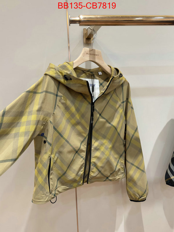 Clothing-Burberry replica us ID: CB7819 $: 135USD