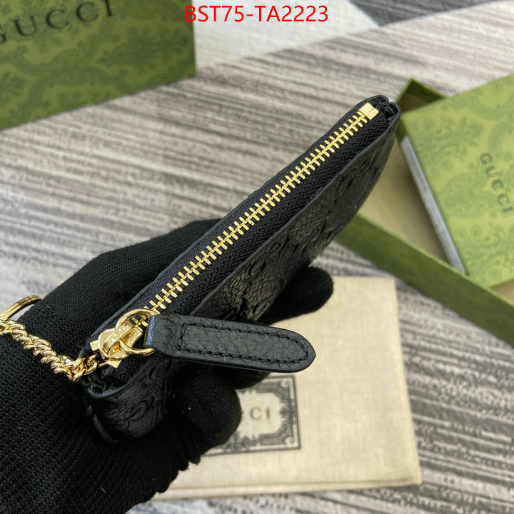 Gucci Bags(TOP)-Wallet- we provide top cheap aaaaa ID: TA2223 $: 75USD,