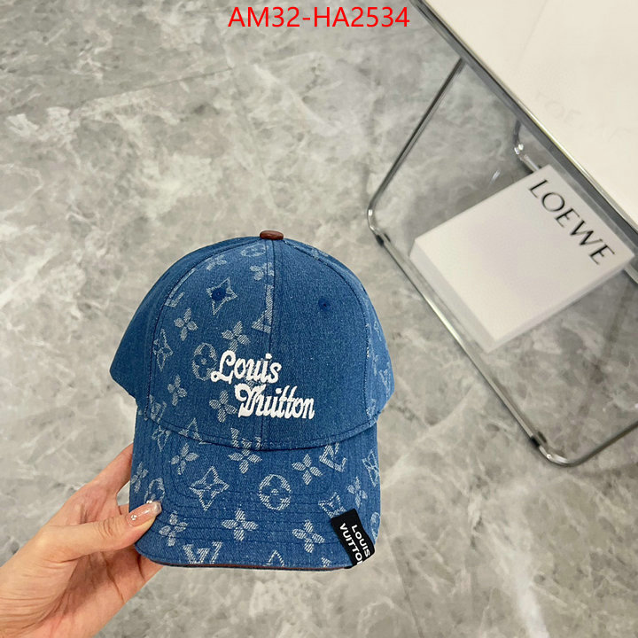 Cap(Hat)-LV high quality designer replica ID: HA2534 $: 32USD