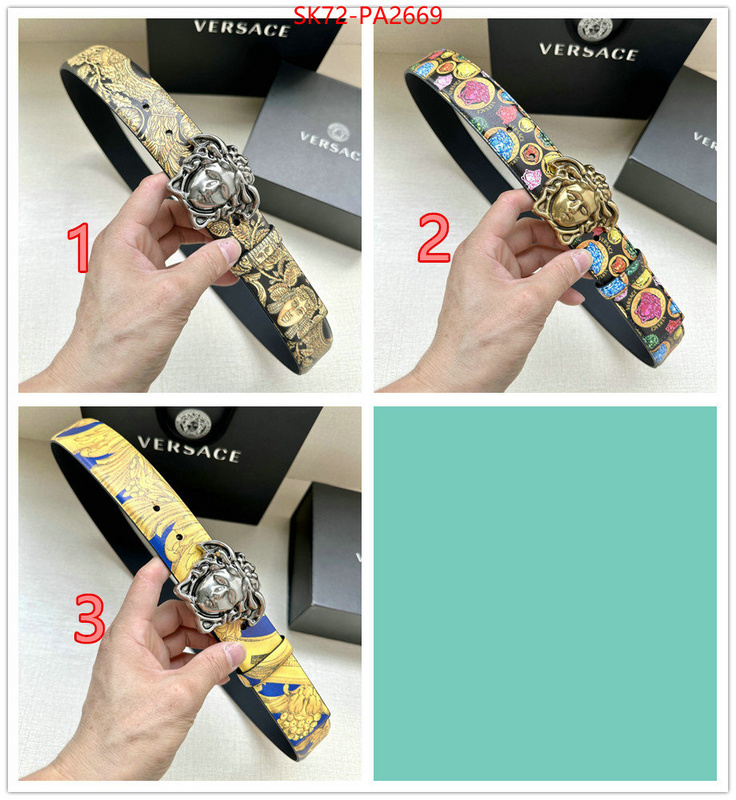 Belts-Versace high quality happy copy ID: PA2669 $: 72USD