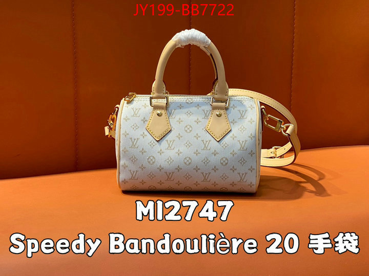 LV Bags(TOP)-Speedy- how to buy replcia ID: BB7722 $: 199USD,