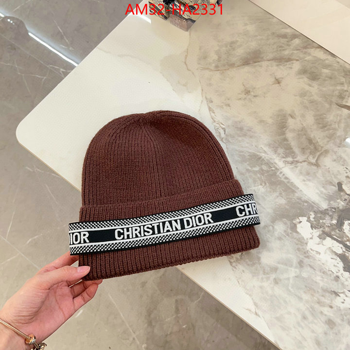 Cap (Hat)-Dior brand designer replica ID: HA2331 $: 32USD