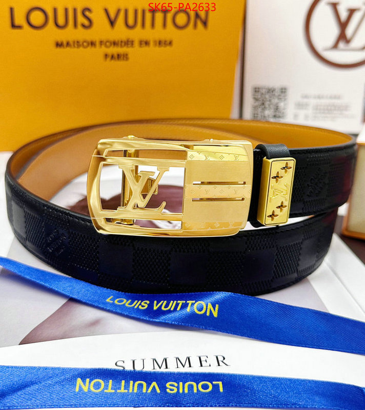 Belts-LV 2024 luxury replicas ID: PA2633 $: 65USD