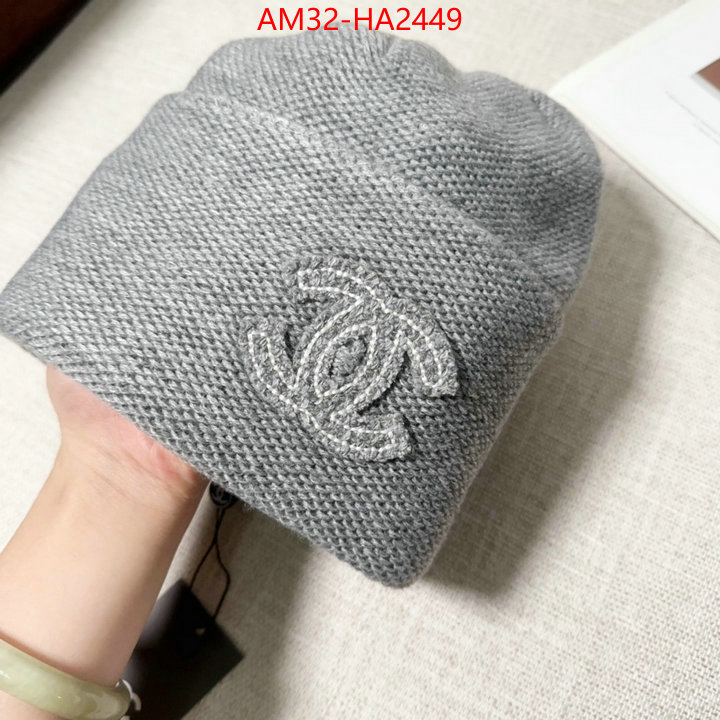 Cap (Hat)-Chanel luxury fashion replica designers ID: HA2449 $: 32USD