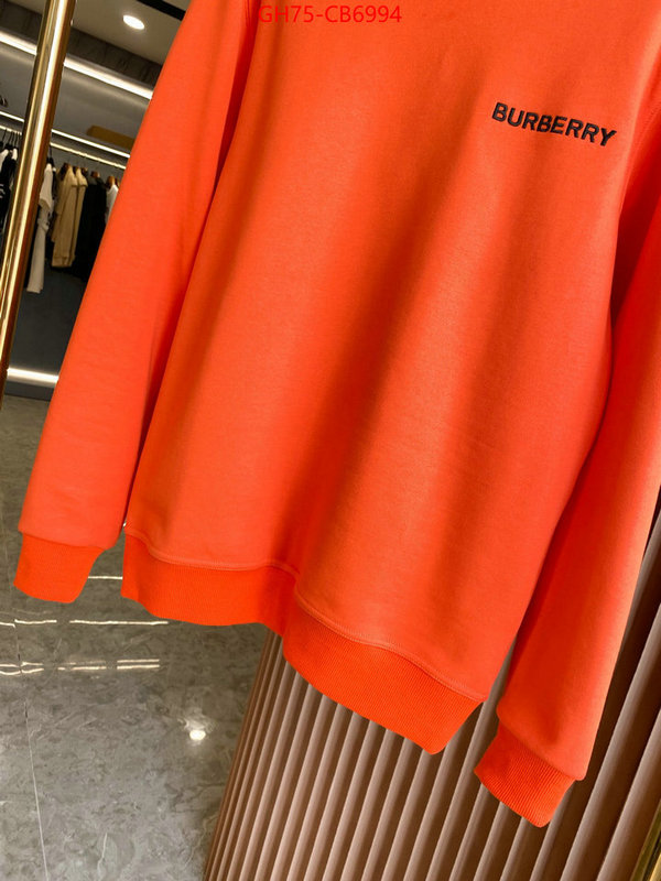 Clothing-Burberry wholesale china ID: CB6994 $: 75USD