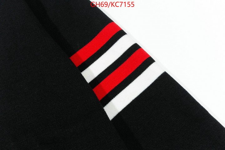 Clothing-Thom Browne exclusive cheap ID: KC7155 $: 69USD