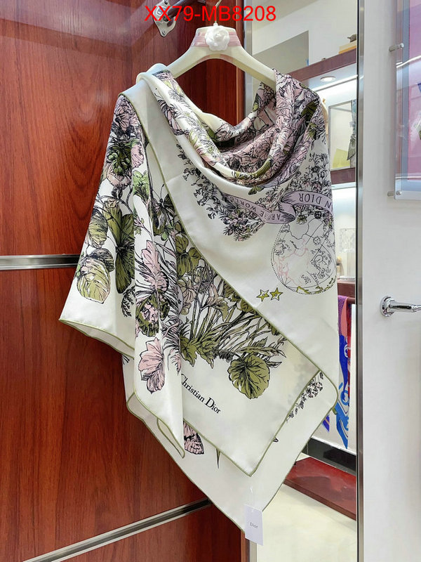 Scarf-Dior top perfect fake ID: MB8208 $: 79USD