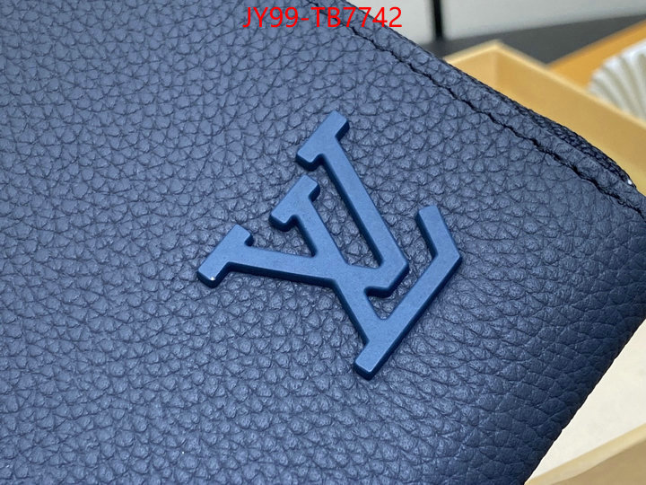 LV Bags(TOP)-Wallet high quality online ID: TB7742 $: 99USD,