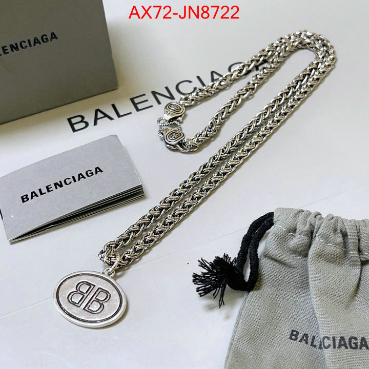 Jewelry-Balenciaga luxury fashion replica designers ID: JN8722 $: 72USD