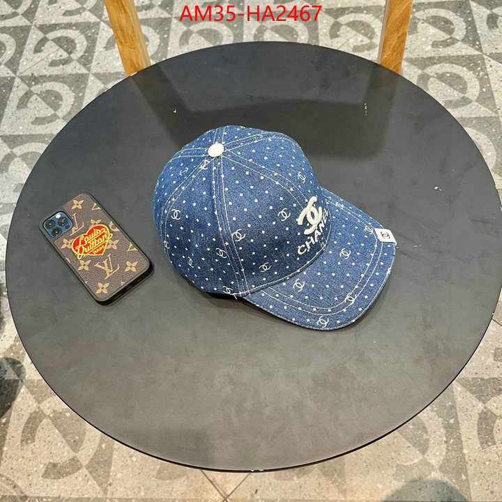 Cap (Hat)-Chanel designer 1:1 replica ID: HA2467 $: 35USD