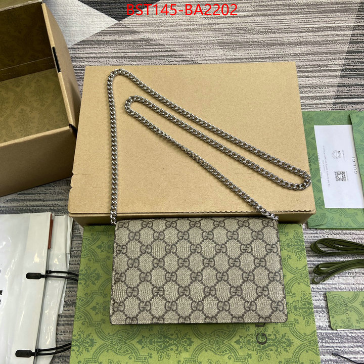 Gucci Bags(TOP)-Crossbody- replicas ID: BA2202 $: 145USD,