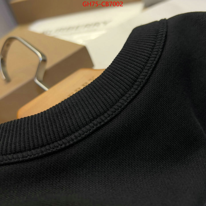 Clothing-Burberry best replica 1:1 ID: CB7002 $: 75USD