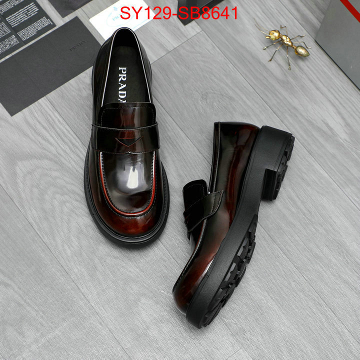 Men shoes-Prada top 1:1 replica ID: SB8641 $: 129USD