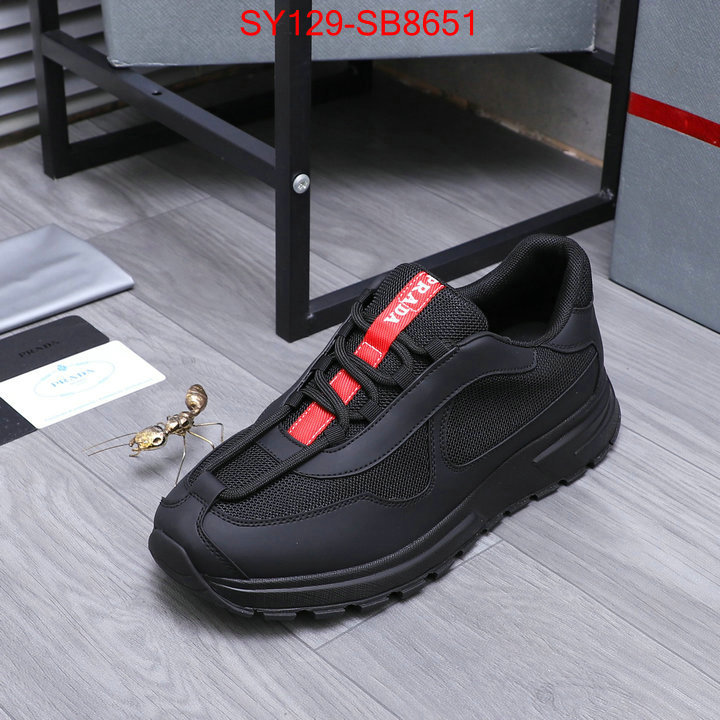 Men shoes-Prada replica aaaaa+ designer ID: SB8651 $: 129USD