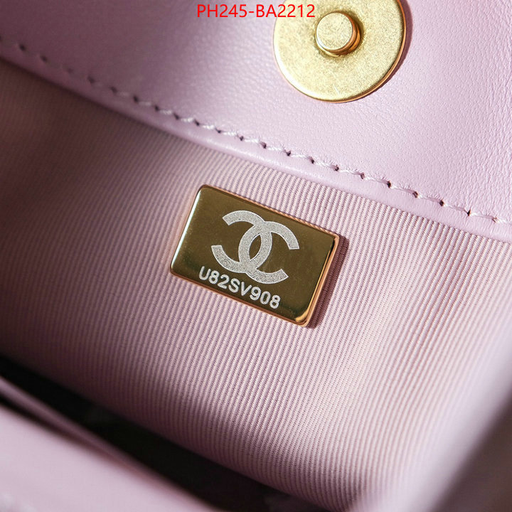 Chanel Bags(TOP)-Handbag- top perfect fake ID: BA2212 $: 245USD,