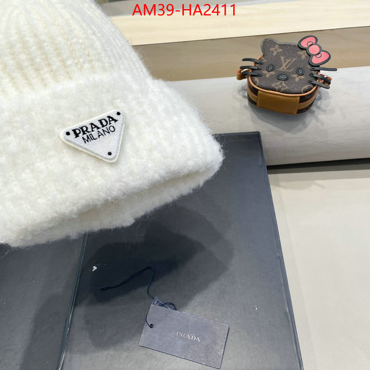 Cap (Hat)-Prada top brands like ID: HA2411 $: 39USD